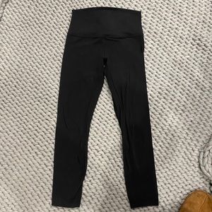 Lululemon align leggings black 6 25” 7/8 length
